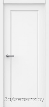 Межкомнатная дверь Карельская Сакраменто ДГ (Эмаль белая)