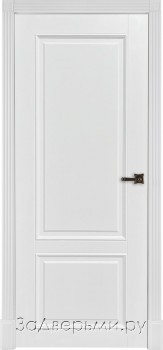 Межкомнатная дверь Ульяновская Классик 4 ДГ (Эмаль белая)