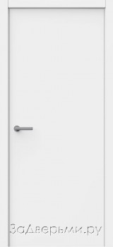 Межкомнатная дверь Карельская Style 1 ДГ (Эмаль белая)