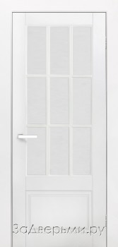 Межкомнатная дверь Лацио ДО (Эмаль белая)