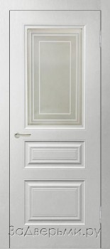 Межкомнатная дверь Верда Роял 3 ДО (Белый)