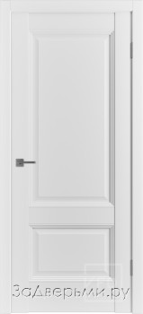 Межкомнатная дверь Владимирская Emalex EST 2 ДГ (Белая)