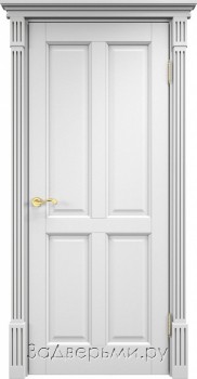 Межкомнатная дверь Белорусская ПМЦ 15Ш ДГ (Эмаль белая)