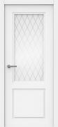 Межкомнатная дверь Карельская Нью-Йорк ДО (Эмаль белая)
