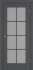 Межкомнатная дверь Юркас Witon 01R ДО (Grey/Графит)