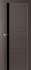 Межкомнатная дверь Profil Doors 6Z ДО Черный лак (Грей Кроскут)