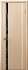 Межкомнатная дверь Люксор Трава 1 ДО Черное (Дуб беленый)