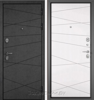 Входная металлическая дверь Бульдорс STANDART-90 (Графит софт 9S-130/панель 16мм)