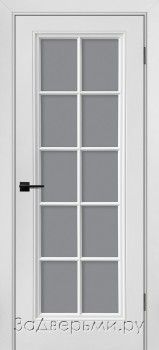 Межкомнатная дверь Текона Смальта Шарм 11 ДО (Эмаль белая RAL 9010)
