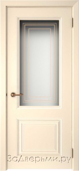 Межкомнатная дверь Текона Смальта 42 ДО (Эмаль ваниль)