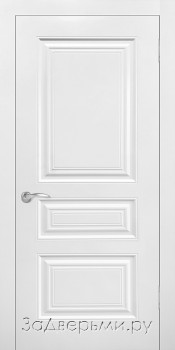 Межкомнатная дверь Роял 3 ДГ (Эмаль белая)