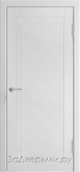 Межкомнатная дверь Люксор L-5.1 ДГ (Белая эмаль)