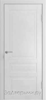 Межкомнатная дверь Люксор L-5.3 ДГ (Белая эмаль)