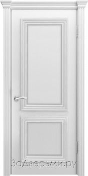 Межкомнатная дверь Торес ДГ (Белая эмаль)