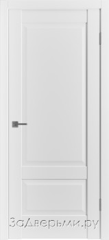 Межкомнатная дверь Владимирская Emalex R2 ДГ (Белая)