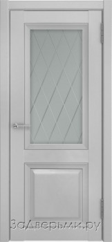 Межкомнатная дверь Люксор ЛУ-162 ДО (Серый эмалит)