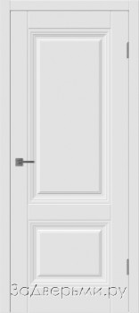 Межкомнатная дверь Владимирская Барселона 2 ДГ (Эмаль белая)