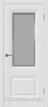 Межкомнатная дверь Владимирская Барселона 2 ДО (Эмаль белая)