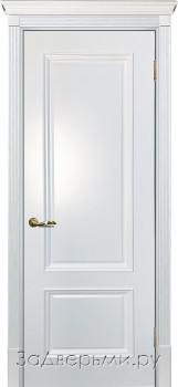 Межкомнатная дверь Текона Смальта 07 ДГ (Эмаль белая RAL 9003)