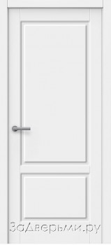 Межкомнатная дверь Карельская Осло ДГ (Эмаль белая)