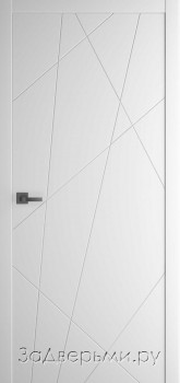 Межкомнатная дверь Юркас Dana DT-15 B ДГ (Shellac White)