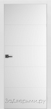 Межкомнатная дверь Юркас Dana DT-4 B ДГ (Shellac White)