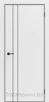 Межкомнатная дверь Юркас Dana DZ-58 4AB ДГ (Shellac White)