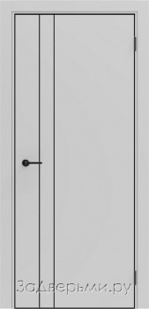 Межкомнатная дверь Юркас Dana DZ-58 4AB ДГ (Shellac grey)