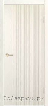 Межкомнатная дверь Мильяна Триест ДГ (Эмаль белая/RAL 9010)