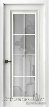 Межкомнатная дверь Ульяновская Бремен 4 ДО (Эмаль белая)