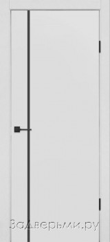 Межкомнатная дверь Люксор ДП-46.11 ДО (Белый шелк)