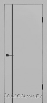 Межкомнатная дверь Люксор ДП-46.11 ДО (Серый шелк)