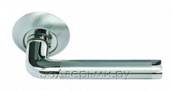 Дверная ручка Morelli MH-03 SN/СP (Белый никель/хром)