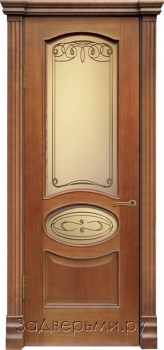 Межкомнатная дверь Варадор Алина ДО Мальта тон2 (Светлый орех)