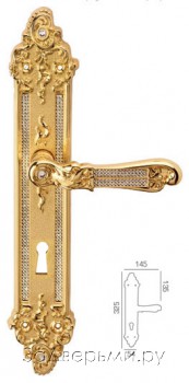 Дверная ручка на планке Linea Cali Tiffany 1307 PL