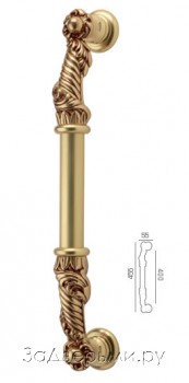 Дверная ручка скоба Linea Cali Rococo 1285 MN