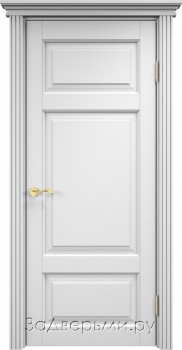 Межкомнатная дверь Белорусская ПМЦ ОЛ55 ДГ (Эмаль белая)