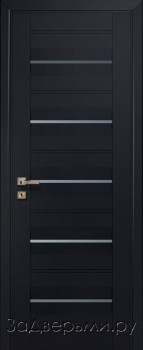 Межкомнатная дверь Profil Doors 48U ДО (Черный матовый)