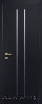 Межкомнатная дверь Profil Doors 49U ДО (Черный матовый)