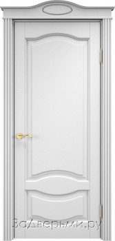 Межкомнатная дверь Белорусская ПМЦ ОЛ33 ДГ (Эмаль белая)