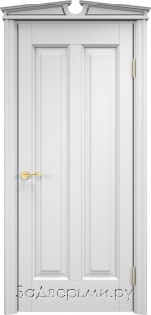 Межкомнатная дверь Белорусская ПМЦ ОЛ102 ДГ (Эмаль белая)
