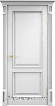 Межкомнатная дверь Белорусская ПМЦ 112Ш ДГ Багет (Эмаль белая)