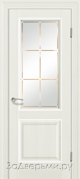 Межкомнатная дверь Profil Doors 90х ДО (Эш Вайт)