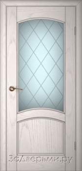 Межкомнатная дверь Текона Вайт 01 ДО Готика (Ясень Айсберг)