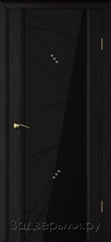 Межкомнатная дверь Текона Страто 02 ДО Роса (Черный тонированный дуб)