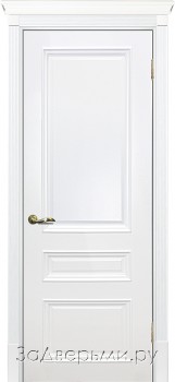 Межкомнатная дверь Текона Смальта 06 ДГ (Эмаль белая RAL 9003)