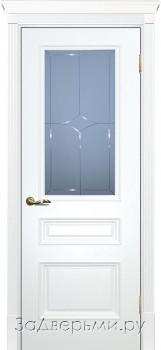 Межкомнатная дверь Текона Смальта 06 ДО (Эмаль белая RAL 9003)