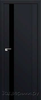 Межкомнатная дверь Profil Doors 62U ДО (Черный матовый)