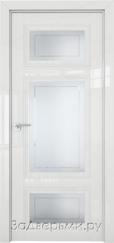 Межкомнатная дверь Profil Doors 2.105L ДО (Белый глянец)