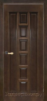 Межкомнатная дверь из массива сосны М11 ДГ (Темный лак)